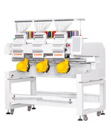 3 head embroidery machine