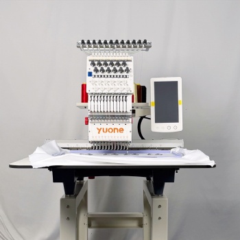 1 head flat embroidery machine