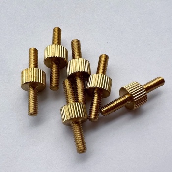 Metal screws for plastic embroidery hoops
