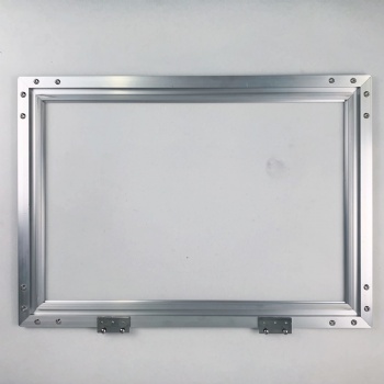 Flat frame metal embroidery frame for embroidery machine