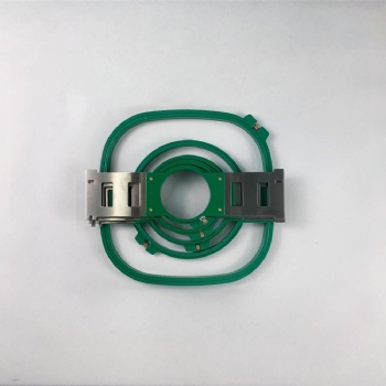 Plastic embroidery hoop set for garment embroidery machine